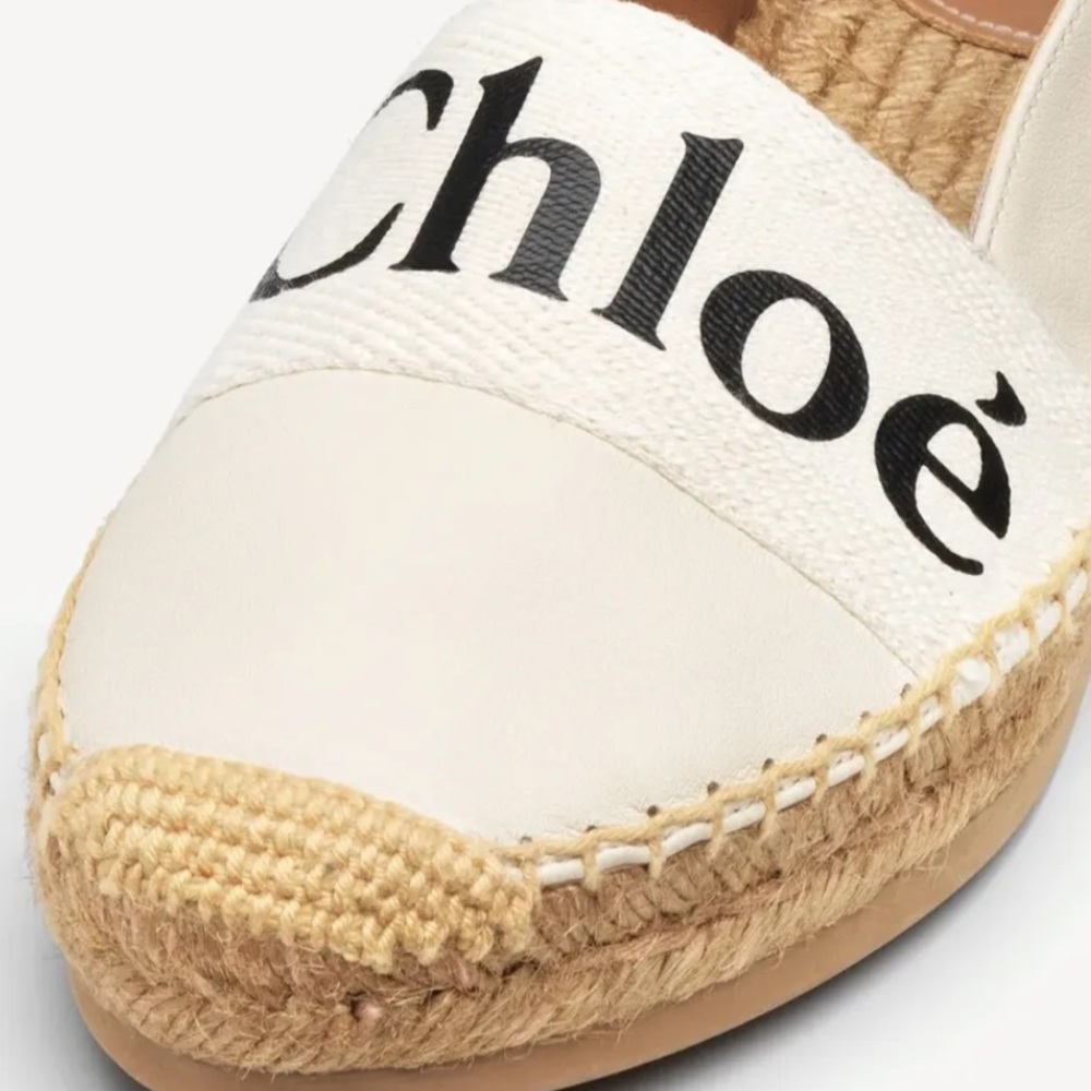 Chloé Women's Woody Espadrille Flats size 37